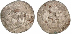 François 1er - Douzain à la croisette - Angers