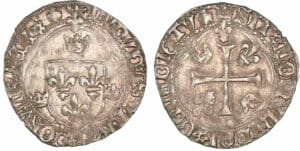 Louis XII - Grand blanc à la couronne - Limoges