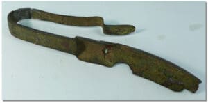 Romain - Strigile en bronze - Ier-IIIème siècle ap. J.-C.