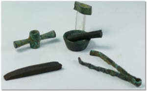 Romain - Ensemble d'outils d'orfèvre - IIème-IIIème siècle ap. J.-C.