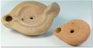 Romain - Ensemble de lampes à huile - IIème-IIIème siècle ap. J.-C.