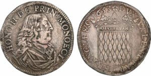 Monaco - Honoré II - Ecu 1653