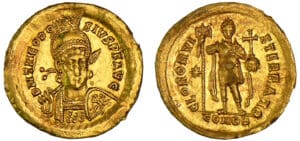Théodose II - Solidus (402-450, Constantinople)
