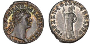 Domitien - Denier (92-93, Rome) - Pallas