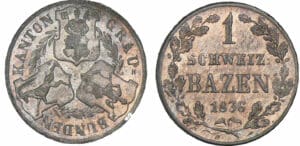 Suisse - Canton de Graubünden - Batzen 1836