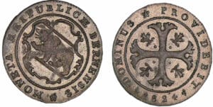 Suisse - Canton de Berne - 1/2 batzen 1824