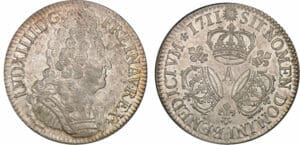 Louis XIV - Ecu aux trois couronnes - 1711 A (Paris)