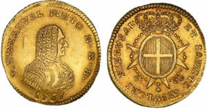 Malte - Emmanuel Pinto - 20 scudi 1765