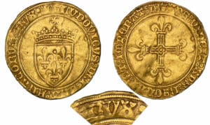 Louis XI - Ecu d'or à la couronne - Tours