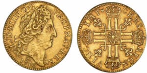 Louis XIV - Louis d'or au soleil - 1710 & (Aix)
