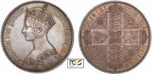 Grande-Bretagne - Victoria - Couronne 1847 Undecimo