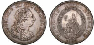 Grande-Bretagne - George III - Dollar 1804 - Surfrappe