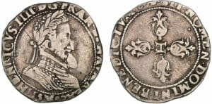 Henri IV - Demi-franc - 1597 M (Toulouse)