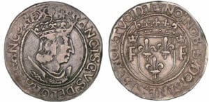 François 1er - Teston - 13ème type - Dijon