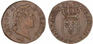 Louis XV - Sol à la vieille tête - 1770 CC (Besançon)