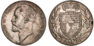 Liechtenstein - Johann II - 5 Kronen 1900