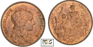 10 centimes Dupuis 1900