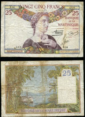 Banque de la Martinique - 25 francs 1907