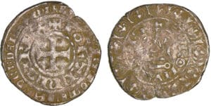 Jean II le Bon - Gros blanc au châtel fleurdelisé