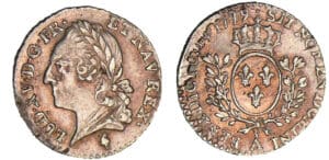 Louis XVI - 1/20 écu à la vieille tête, frappe posthume - 1779 A (Paris)