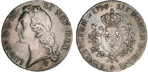 Louis XV - Ecu au bandeau - 1756 9 (Rennes)