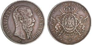 Mexique - Maximiliano - Peso 1866 Mo (Mexico)