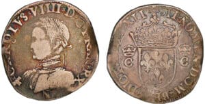 Charles IX - Teston - 2ème type - 1562 N (Montpellier)