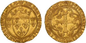 Charles VII - Ecu d'or à la couronne - Rouen
