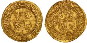 Dauphiné - Louis II (fils de Charles VII) - Ecu d'or (Montélimar)