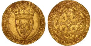 Charles VI - Ecu d'or à la couronne - Tournai