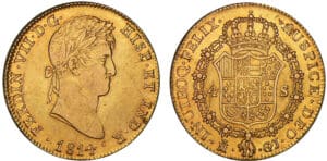 Espagne - Ferdinand VII - 4 escudos 1814 M-GJ (Madrid)