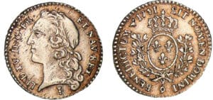 Louis XV - 1/20 écu au bandeau - 1741 9 (Rennes)