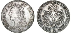 Louis XV - Ecu à la vieille tête - 1772 L (Bayonne)