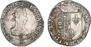 Navarre - Henri III de Navarre, II de Béarn - Franc 1583 (Saint-Palais)