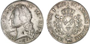 Louis XV - Ecu de Béarn au bandeau - 1768 (Pau)