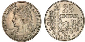 25 centimes Patey 1904