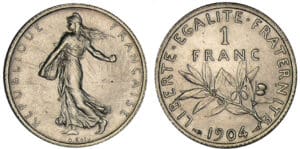 1 franc Semeuse 1904