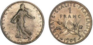 1 franc Semeuse 1906