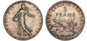 1 franc Semeuse 1909