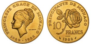 Monaco  - 10 francs 1982 - Essai