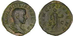 Philippe II - Sesterce (245-246, Rome)