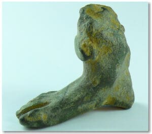 Romain - Pied en bronze - Ier-IIème siècle ap. J.-C.