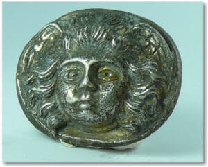 Romain - Tête de Méduse en argent - IIème-Vème siècle ap. J.-C.