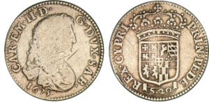 Italie - Savoie - Carlo Emanuele II - Teston 1675 (Turin)