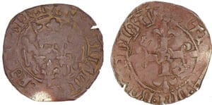 Henry V de Lancastre - Gros florette - Emission 16-06-1420 - Rouen