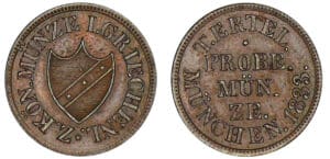 Grèce - Essai du lepton 1833