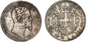 Italie - Vittorio Emanuele II - 1 lira 1850 (Turin)
