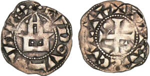 Louis VI - Denier de Dreux - 1er type