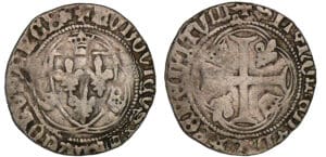 Louis XI - Blanc à la couronne - Lyon