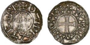 Orléanais - Evêché d'Orléans - Denier (avant 1000)